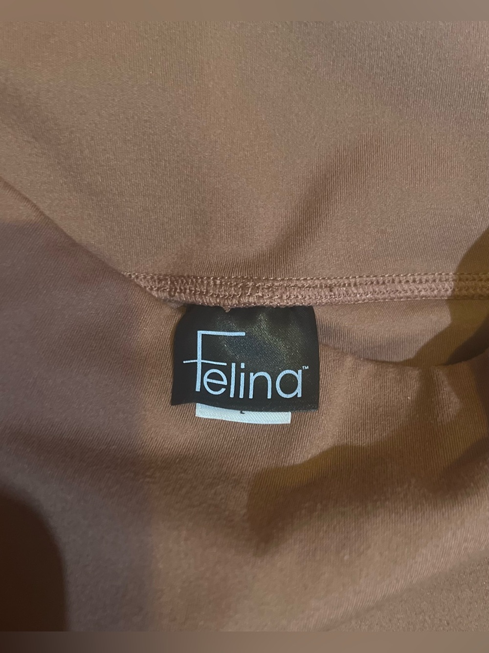 Felina Brown Stretch Ponte Leggings - Picture 3 of 4